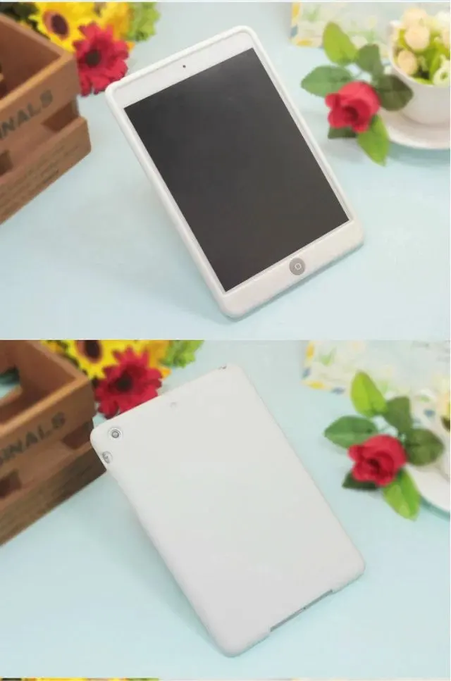 7.9'' Solid Soft Rubber Protective Coque for iPad mini Silicon Case Suger Color Shockproof Cover for iPad mini 1 2 3 Rubber Case (13)