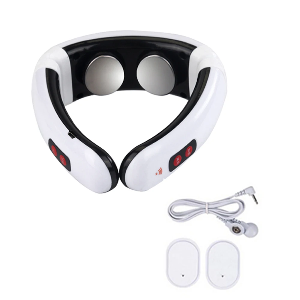 

Smart EMS Electric Neck Massager Shoulder Heating Cervicale Massager Pulse Back Shoulder Treatment Cervical Vertebra Relief Tool