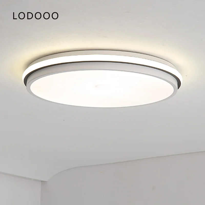 

New LED Ceiling Lights Bedroom remote control 5cm ceiling lamp for 8-20square meters modern house lighting fixture black+White