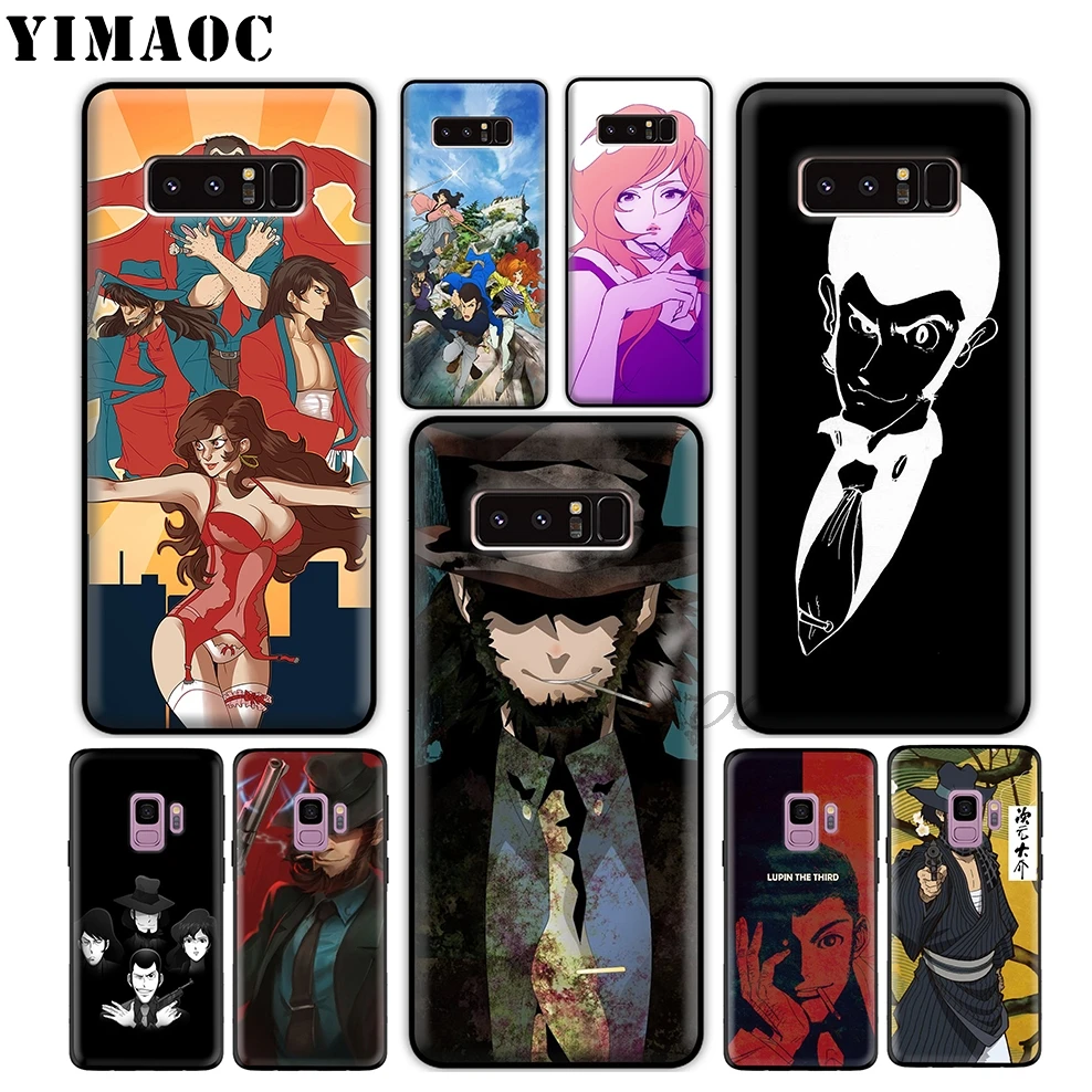 YIMAOC Lupin III Part V Soft Silicone Case for Samsung Galaxy A9 A8 A6 Plus 2018 A5 A3 2017 2016 Note 9 8 |