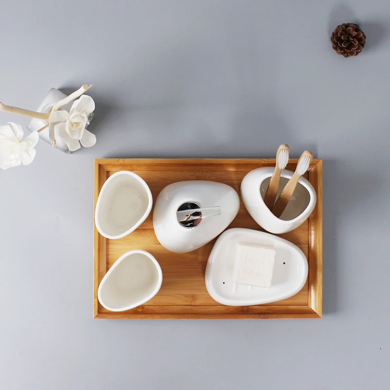 Bathroom-White-Soap-Dispenser-toothbrush-Accessories-Four-Piece-Set-Ceramics-Crafts-Kit-Banheiro-Salle-De-Bain (1)