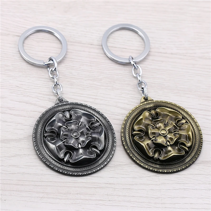

Game of thrones House Tyrell Metal Keychain Chaveiro Key Ring Holder for men fans gift porte clef JJ11718