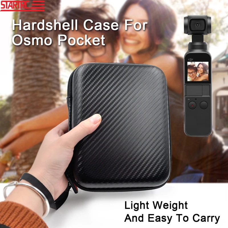 

STARTRC DJI Osmo Pocket Storage Bag Camera Handle Gimbal Portable Storage Package PU Bag Red / Black Carbon Storage Box