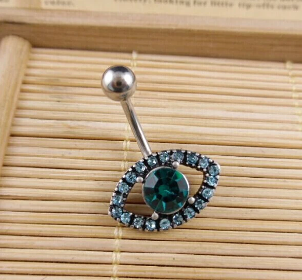 

New Arrival Jeweled Style Belly Button Ring Body Piercing Jewelry Navel Piercing 316L Stainless steel