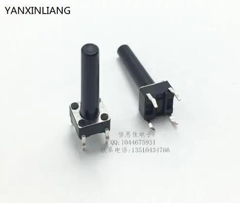 

1000PCS 6X6X15 DIP Tactile Tact Mini Push Button Switch Micro Switch Momentary 6*6*15 mm