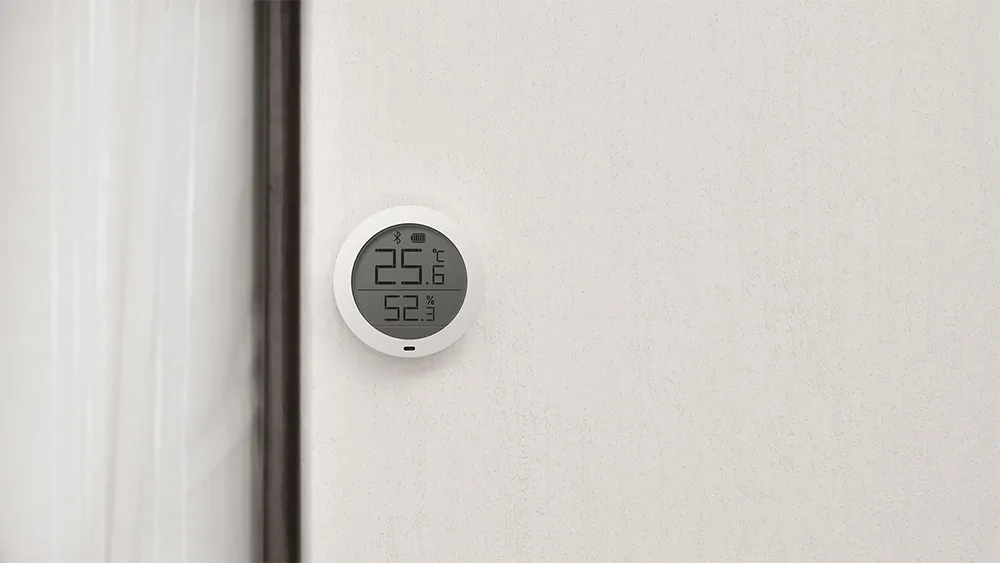 Xiaomi Smart Thermostat Accuracy Indoor Temperature and Humidity Monitor- White