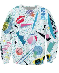 2018 Новая мода для мужчин и женщин yoko honda красочные 3D печати свитшоты спортивный костюм пуловеры уличная свободная тонкая Толстовка