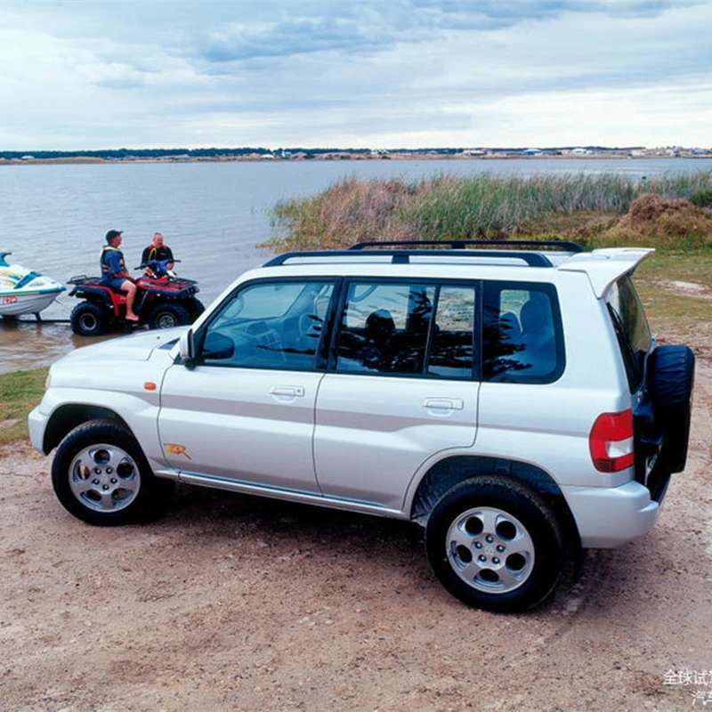 Для mitsubishi pajero IO Спойлер ABS Материал заднее крыло автомобиля праймер цвет задний