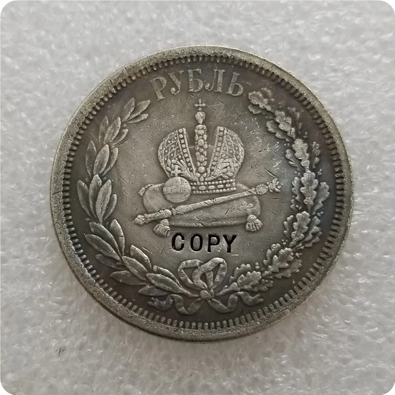 1883 Россия Александер III Коронация рубль копия памятные монеты-копия монеты медаль коллекционные монеты