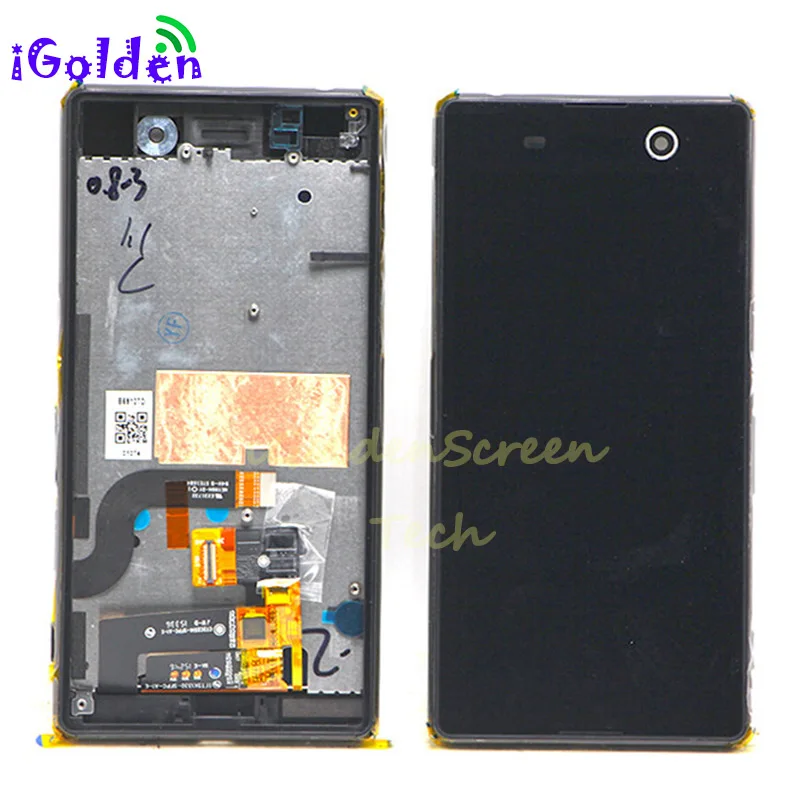 

For Sony Xperia M5 LCD Display + Touch Screen + Frame Digitizer Assembly E5603 E5606 E5653 For SONY M5 LCD Replacement Parts