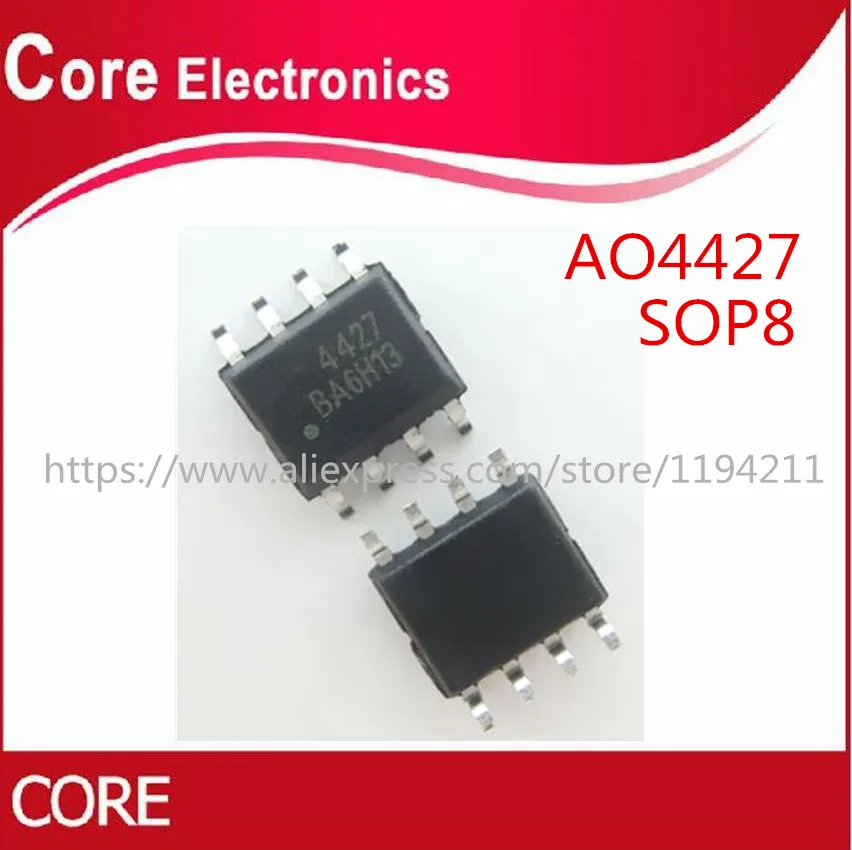 AO4427 100 MOSFET SOP-8 4427 шт. новинка | Электронные компоненты и принадлежности