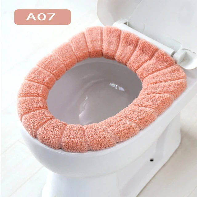 Soft Heated Washable Toilet Seat Mat Set for Home Decor Mat Seat cover