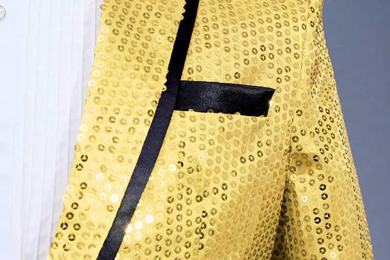 men gold sequin blazer (3)