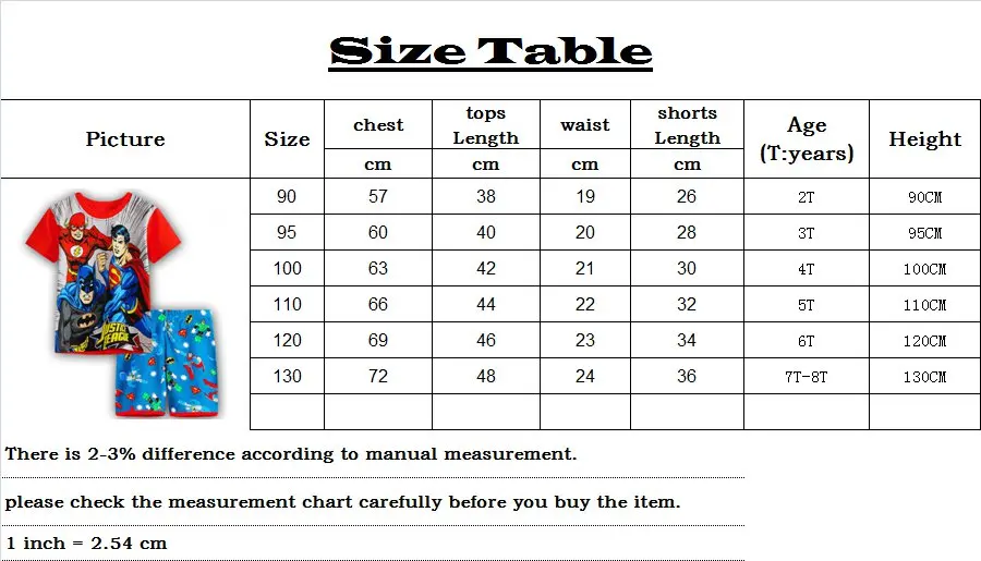 Summer Baby Boys Girls Clothes Set Cartoon Super-Heroes The Avengers Captain American Iron man Leisure wear Kids Children Pajamas Sets (1 )