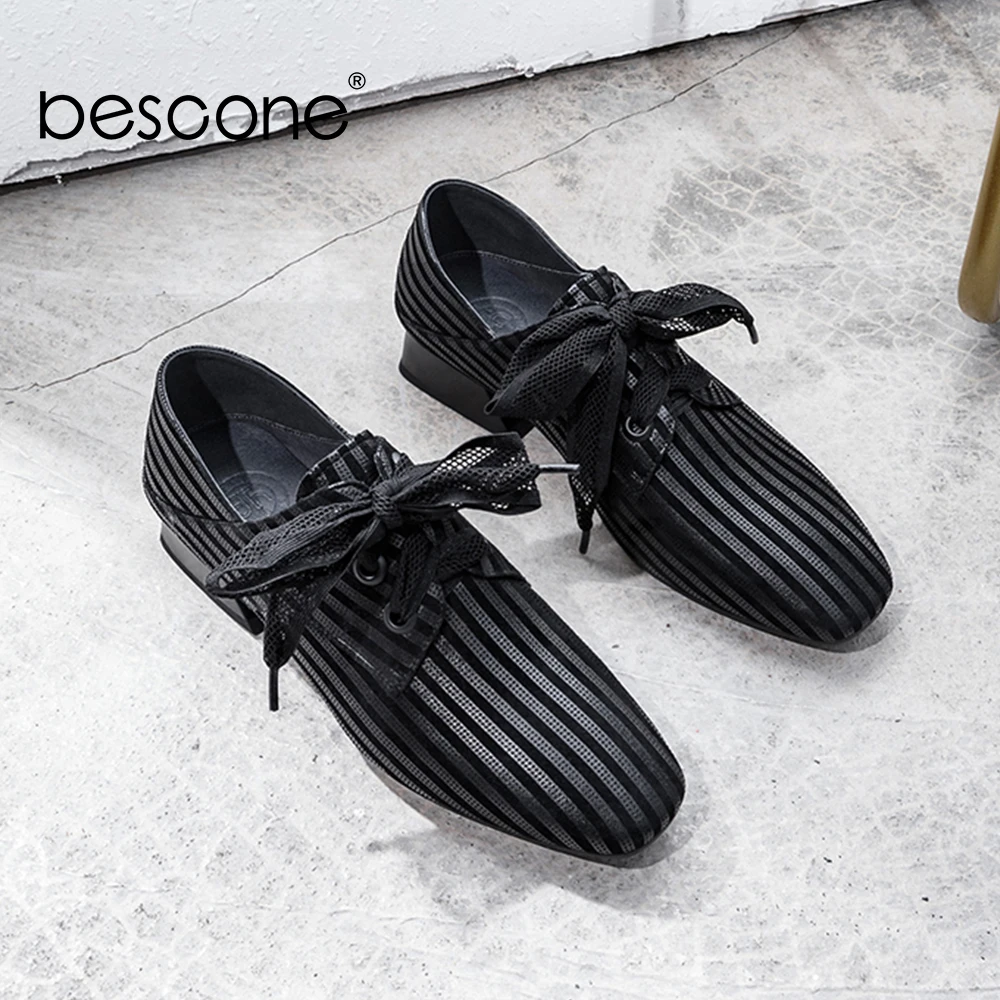 Pour Talon Bescone Femmes Taille Femme Med Lacets Rayé Black Bout Escarpins Bo5 Supérieure Grande Qualité À Noir Marque Classique Pompes Chaussures Carré qUr6WFUt