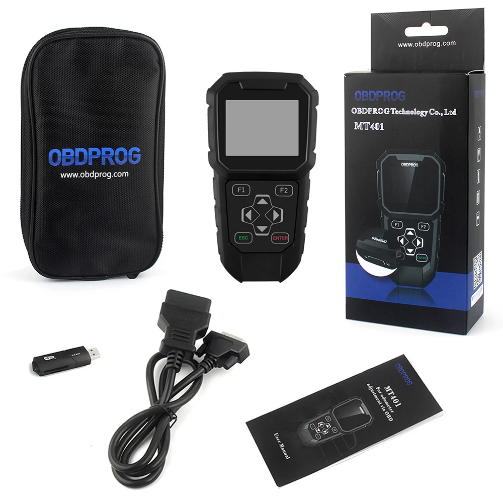 OBDPROG MT401 инструмент для коррекции пробега OBD2 сканер регулировки пробега диагностический инструмент OBD сброс одометра