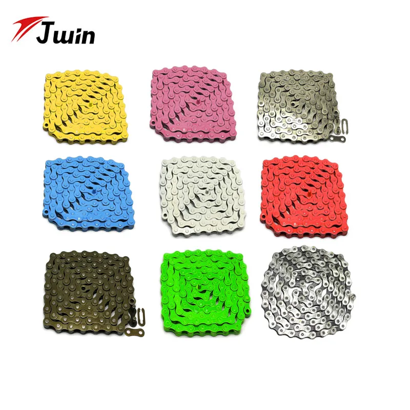 

Bike Chain with 96 links Fixed gear track bike bicycle chain single speed Steel chain magic button chain