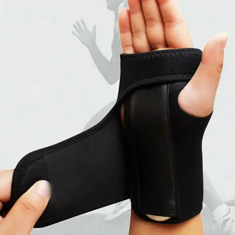Открытый фитнес запястья поддержка палец шина карпальный туннельный синдром бандаж Ортопедический бандаж для рук