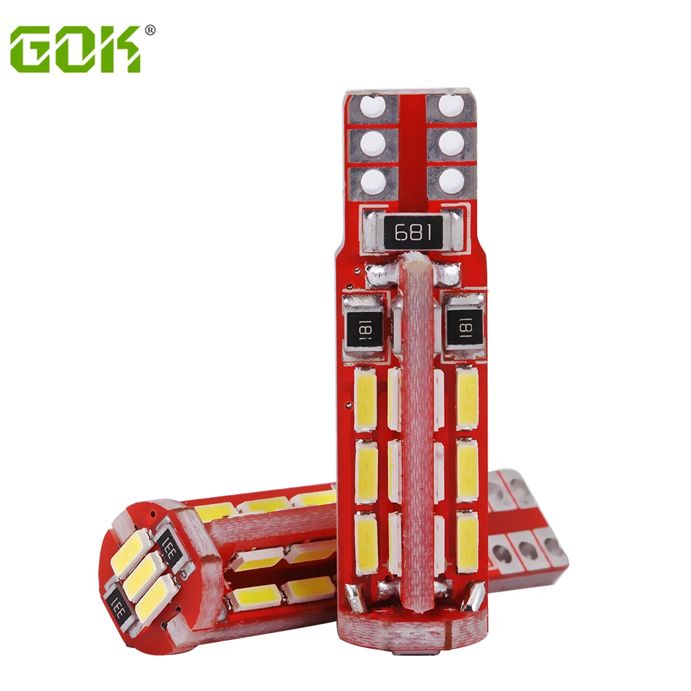 100pcs T10 led canbus 27smd  194 168 192 27led SMD 4014 Canbus Error Free LED Car Auto Marker LED Bulb Lamp DC12V