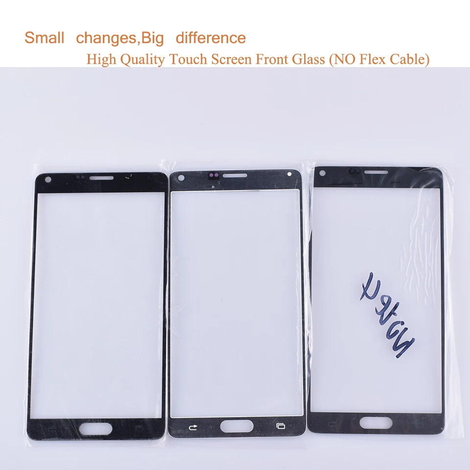 Для Samsung Galaxy Note 4 N910 N910A N910F N910H сенсорный экран передняя стеклянная панель ЖК