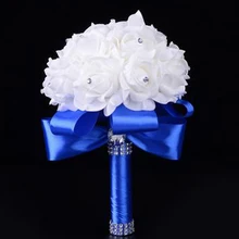 Маленькие новые цветы для невесты свадебные украшения foamflower Свадебный букет из роз атласный романтический свадебный букет