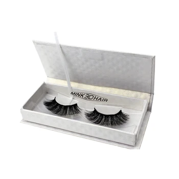 

100 pairs Private Label Mink Eyelashes Natural Long Crisscross custom box with your logo print