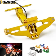 Для Honda CBR1100XX CBR300R CB300F FA CBR500R CB500F X Кронштейн номерного знака мотоцикла держатель номерного знака Рамка номерного знака