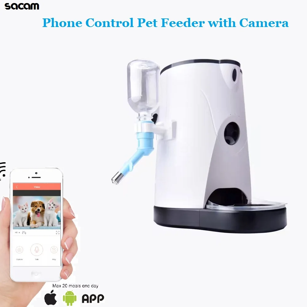 Smart Home HD 960P WiFi Wireless Pet Treat Dry Food Water Feeder Interactive Dog Camera with 2-Way Audio IR Night Vision Remote Smart Home HD 960P WiFi Wireless Pet Treat Dry Food Water Feeder Interactive Dog Camera with 2-Way Audio IR Night Vision Remote