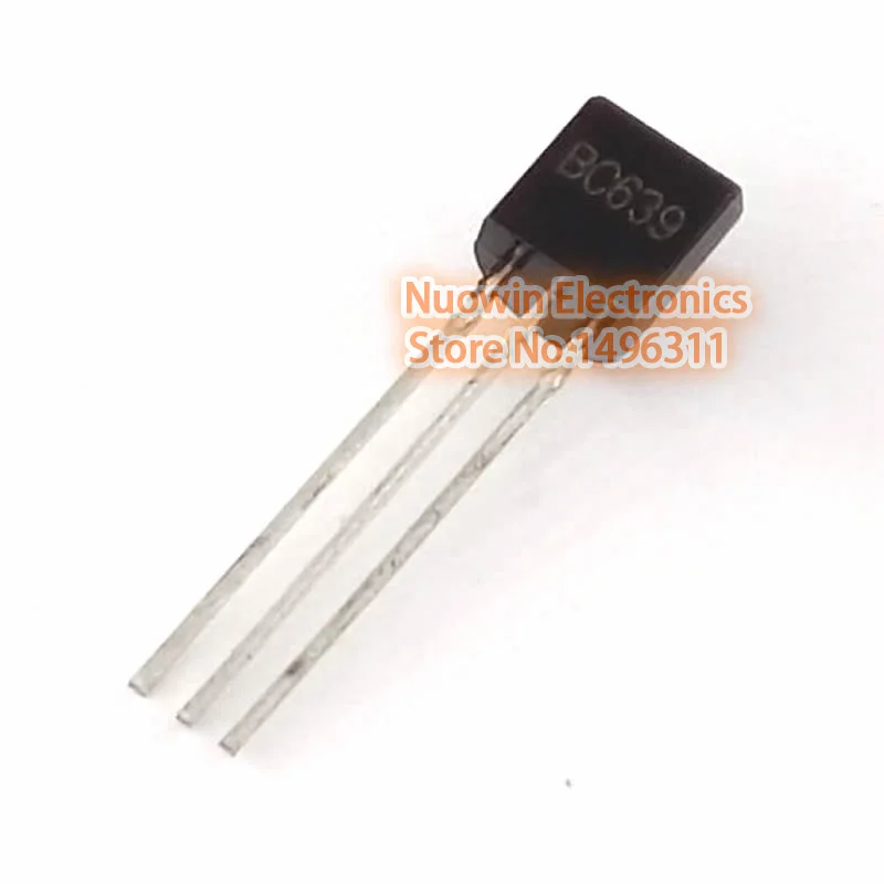 

100pcs BC639 in-line triode transistor TO-92 1A 80V NPN