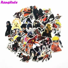 R135 63 шт./компл. Наруто Аниме мультфильм стикер DIY багаж ноутбук скейтборд Автомобиль Мотоцикл Велосипед стикер