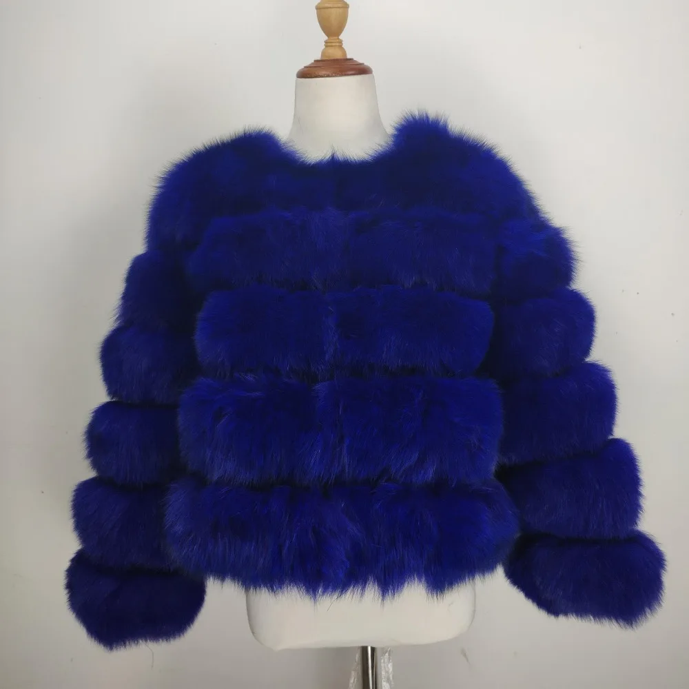 Пальто из натурального меха для женщин Зимний натуральный мех куртка модная короткая тонкая одежда роскошный природный натуральный мех пальто натуральный мех