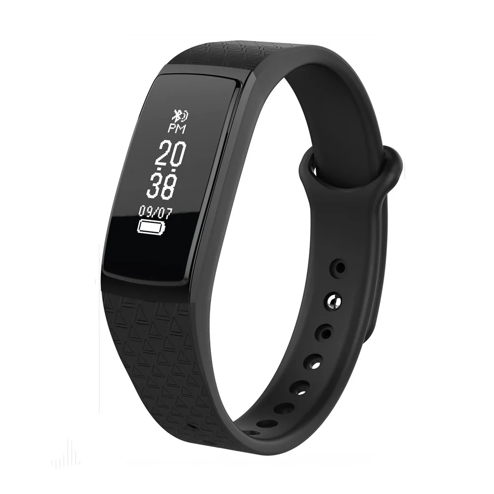 

HAIOM B13 Smart Bracelet Heart Rate Blood Pressure ECG WeChat Movement Lift up Screen Waterproof Bluetooth Link Multi-Function
