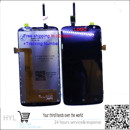 

Original quality Touch screen digitizer+LCD display For Lenovo S820 fast shipping tracking number