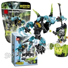 83pcs Bela Hero Factroy Crystal Beast vs Bulk Model Building Bricks Action robots Toys Compatible With