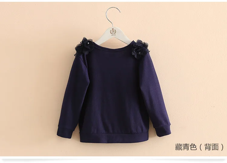 2018 Spring and Autumn Bow Decoration Baby Child Girl Lace Patchwork Pure White and Blue Long-Sleeve Cardigan Top Outerwear (9)