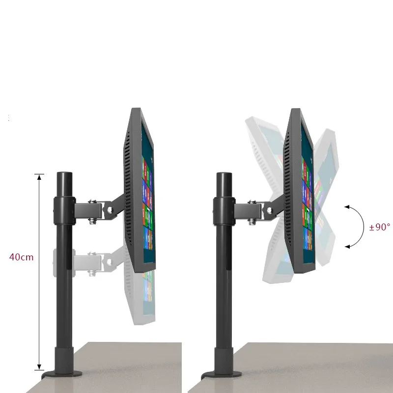 10-2" ЖК-телевизор настольное крепление свободный подъем полный вращение монитор держатель стол зажимное крепление LC250/40