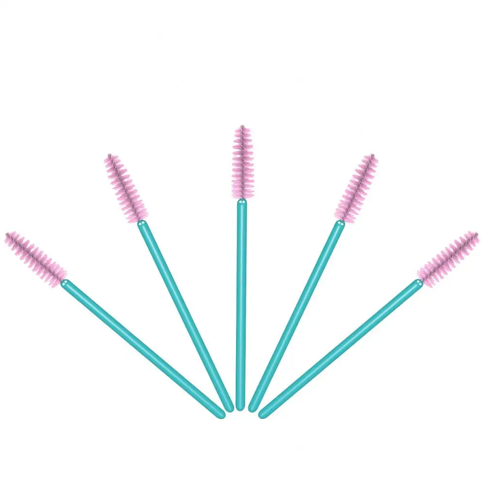 

300Pcs Disposable Eyelash Brushes Eyebrow brush Mascara Wand Applicator Spoolers Eye Lashes Cosmetic Set Blue Handle Makeup Tool