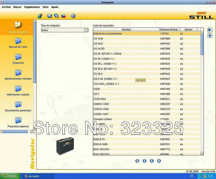 STILL Forklift STILL STEDS 8.15 R2 Diagnostic software