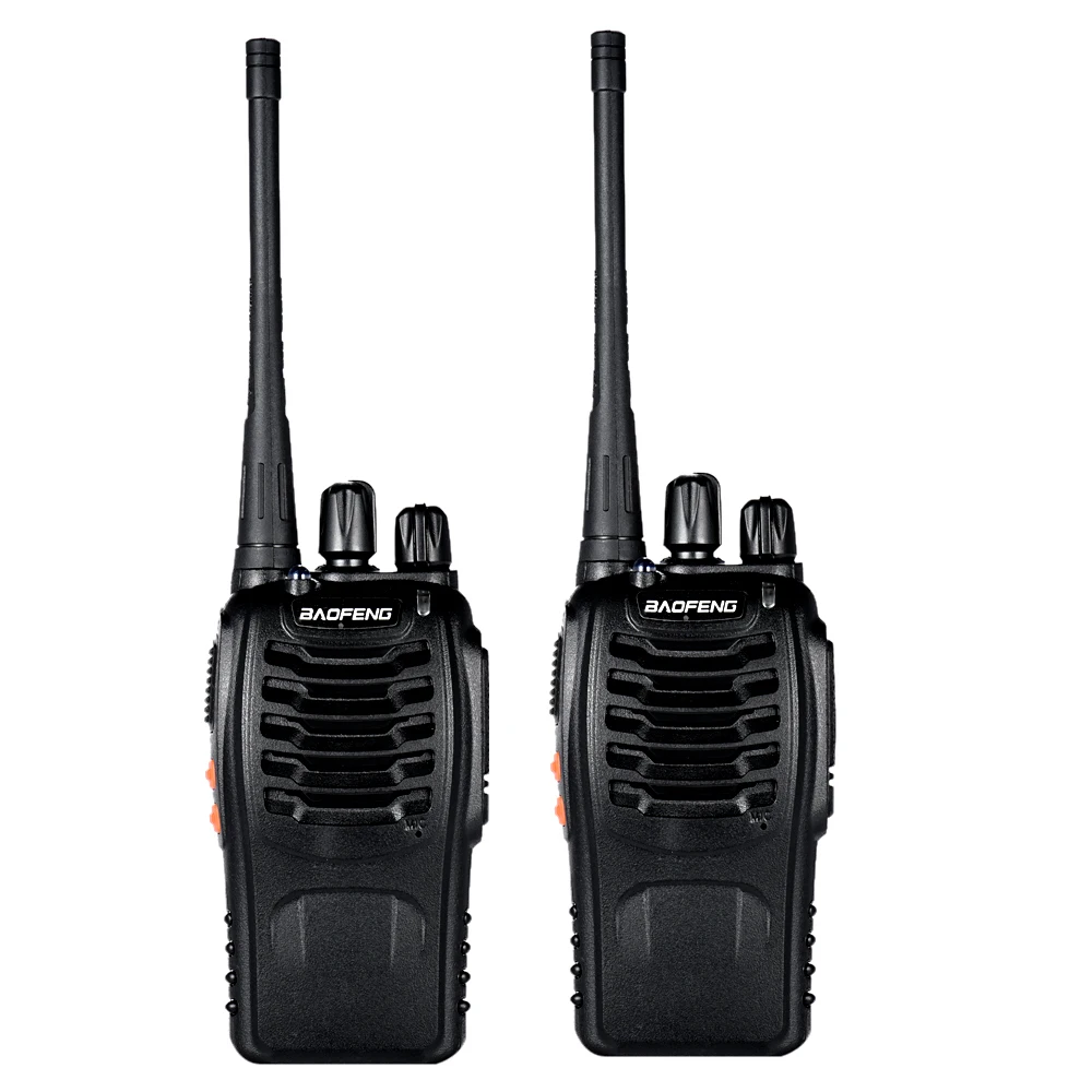 

2pcs Original BAOFENG BF-888S UHF FM Transceiver 5W Handheld Interphone 400-470MHz 16CH Two Way Portable CB Radio Walkie Talkie