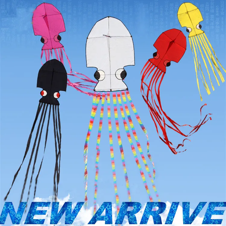 

NEW ARRIVE 7.5M POWER OCTOPUS KITE /ANIMAL KITES WITH STRING EASY TO FLY