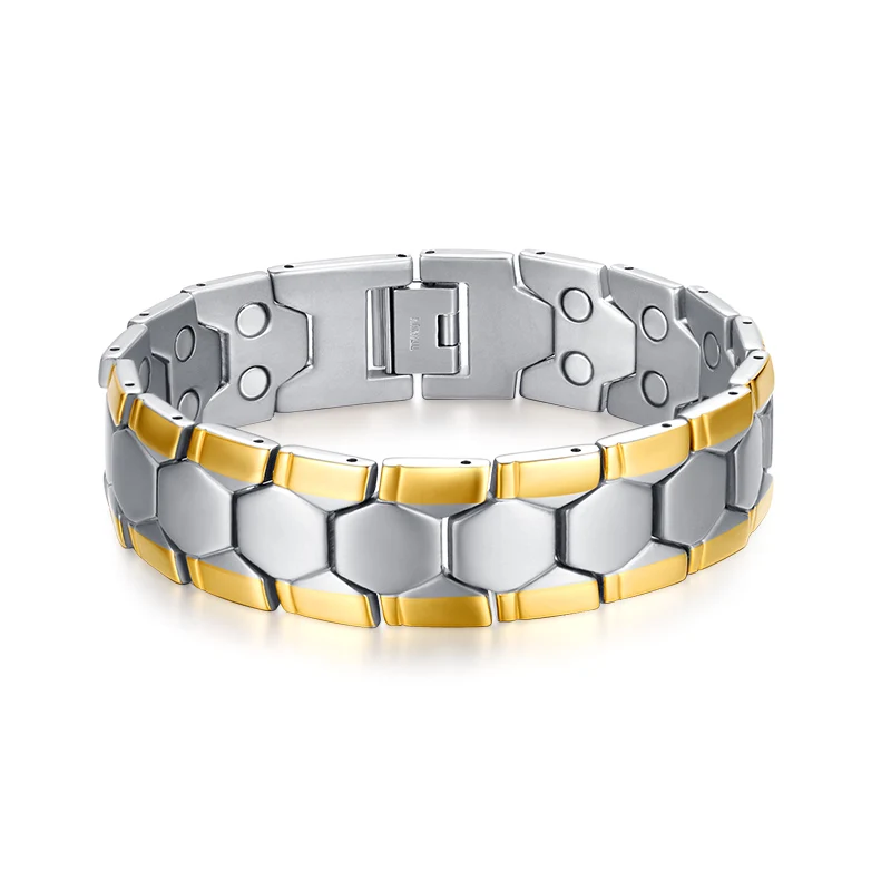 

2018 Sale Direct Selling Ball Magnetic Health Bracelets &bangles For Men Football Design Bracelet 21cm Healthy Energy For Male