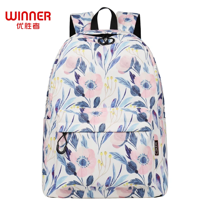 

WINNER Women Backpacks Floral Print Bookbags Waterproof Backpack School Bag For Girls Rucksack Female Travel Backpack