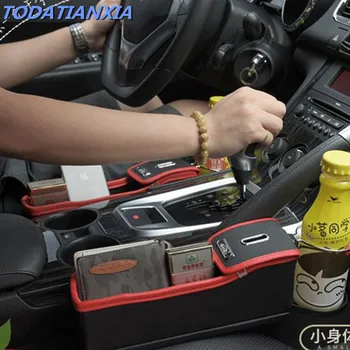 

car seat crevice storage box organizer Accessories FOR Prado Sequoia auris Toyota Corolla RAV4 Yaris Honda Civic Accord Fit CRV