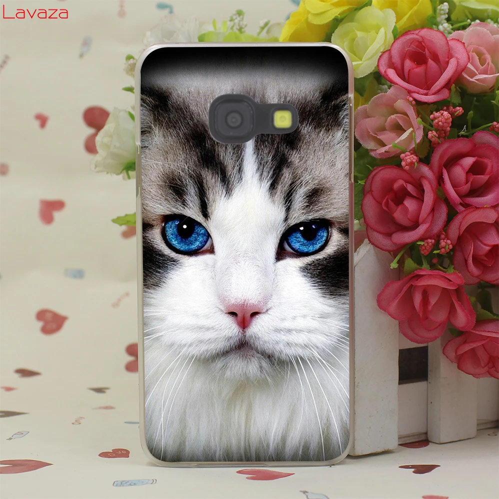 Твердый чехол для телефона Lavaza черный с кошачьими глазами Samsung Galaxy J8 J7 Duo J4 J5 J6 Plus