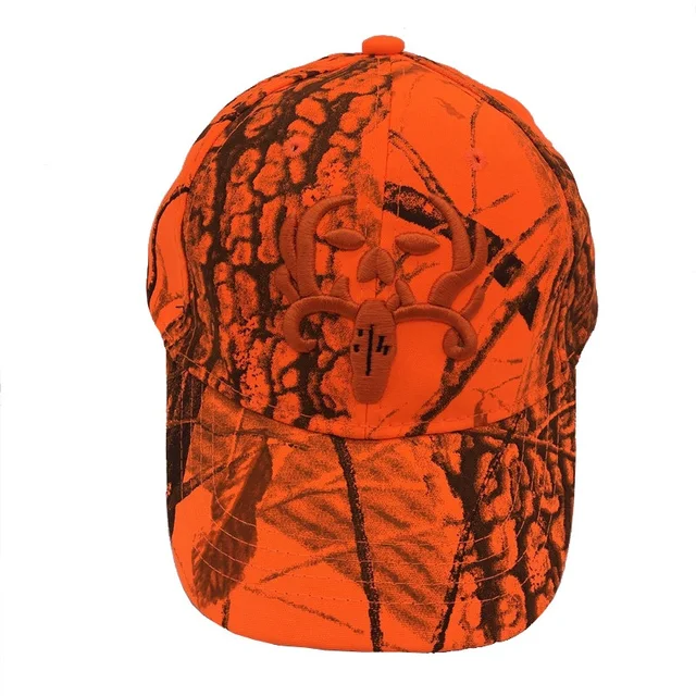New Outdoor camouflage Cap Fluorescent Orang Hunting Hat Blaze Orange