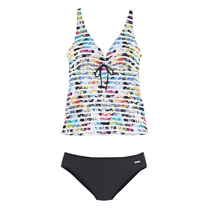 

split printed bikini Blue Girls Print Swimsuit Two Pieces Bikini Set Swimwear Bathing Suits