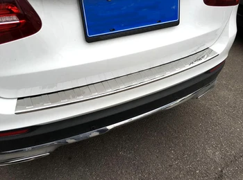 

For Mercedes Benz GLC Class X253 4dr Sedan 2015-2019 Steel Rear Bumper Protector Plate Cover Guard Outer bright surface