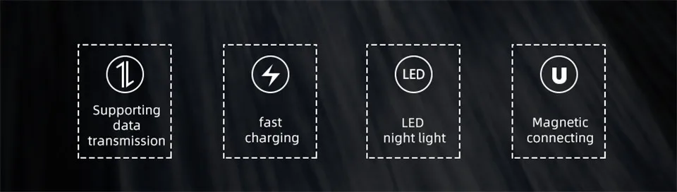 Магнитный кабель USLION 2 м 3 м 3 А Micro usb type-C кабель для быстрой зарядки type-C кабель для samsung S10 Xiaomi Microusb магнитное зарядное устройство