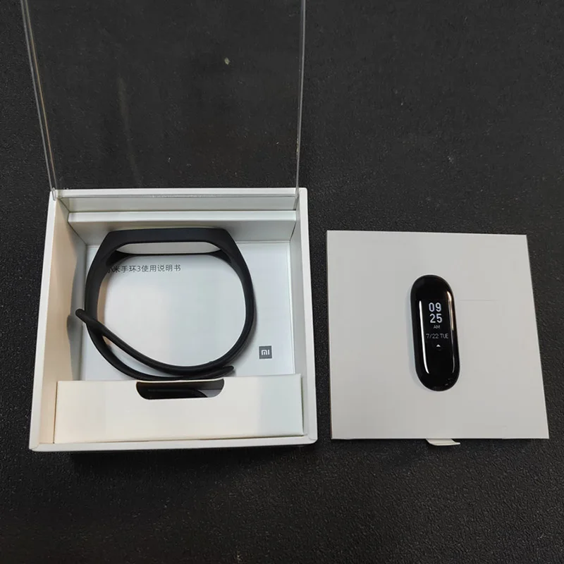 Оригинальный xiaomi Mi Band 3 умный Браслет miband ftness сердечного ритма трекер 0 78 дюймов OLED