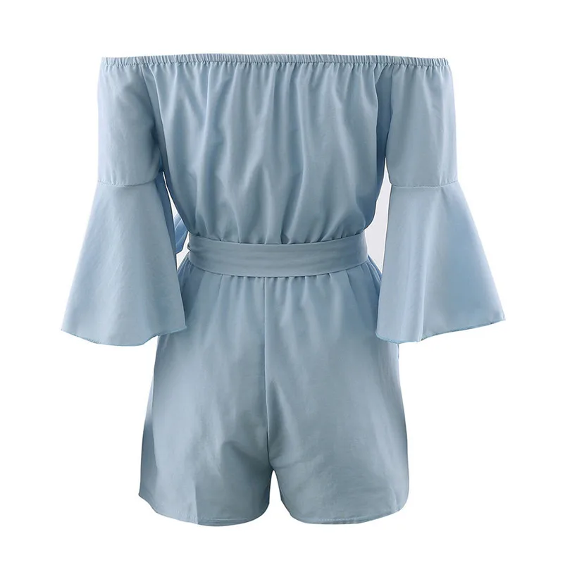 NEW Fashion summer jumpsuit woman 2018 Holiday Casual Mini Playsuit Ladies Jumpsuit Beach Short Pants pantaloni siamesi J28#N (9)
